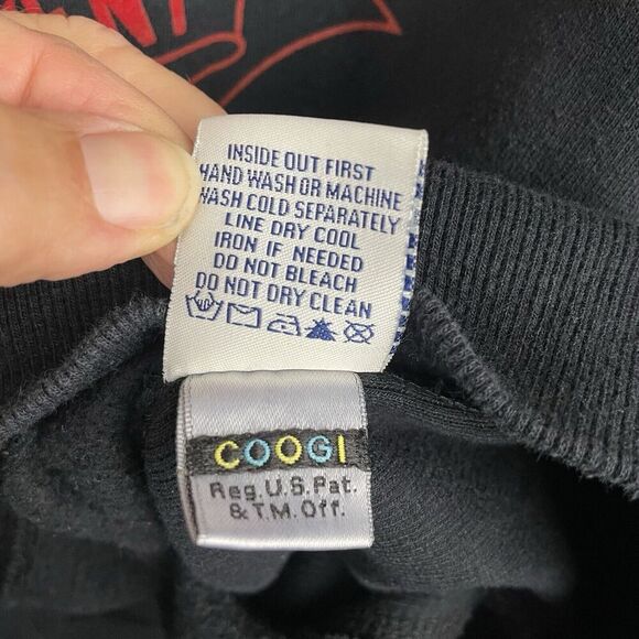 Coogi Austrailia Tri Nations Tournament Sweatshirt Men 3X Black Crewneck Rugby - Picture 10 of 10